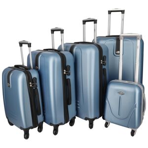 Skořepinové cestovní kufry bledě modrá sada - RGL Jinonym XXS, XS, S, M, L