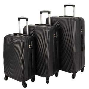 Originální pevné kufry černá sada - RGL Fiona S, M a L