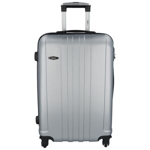 Skořepinový cestovní kufr stříbrný - RGL Blant S
