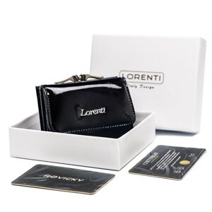 Malá dámská peněženka kožená černá - Lorenti 55287 SH