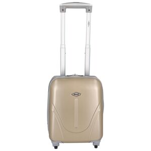 Skořepinový cestovní kufr zlatě béžový - RGL Jinonym XXS