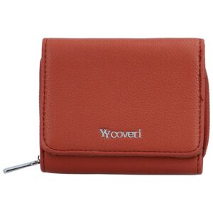 Trendy dámská malá peněženka cihlově červená - Coveri Carris