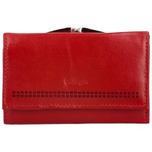 Dámská kožená peněženka červená - Bellugio Xagnana