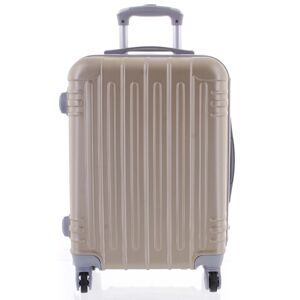 Moderní zlatý skořepinový cestovní kufr - Ormi Dopp S