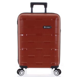 Luxusní červený skořepinový vzorovaný kufr - Ormi Predhe S