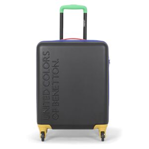 Cestovní kufr United Colors of Benetton Block M - černá