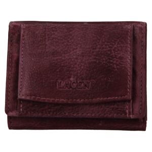 Dámská kožená slim peněženka Lagen Déborah - fialová