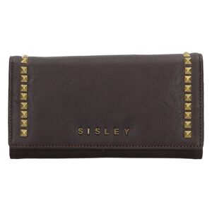 Dámská peněženka Sisley Cassandra - tmavě hnědá
