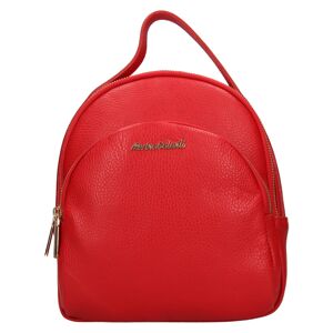 Dámský kožený batoh Marina Galanti Paole - červená