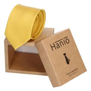 Pánská kravata Hanio Sebastian - žlutá